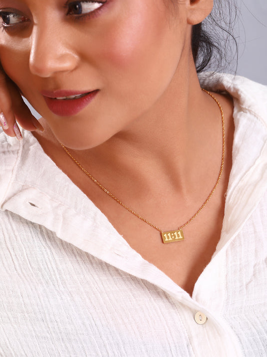 Gold Plated Anti-tarnish Necklace For Women