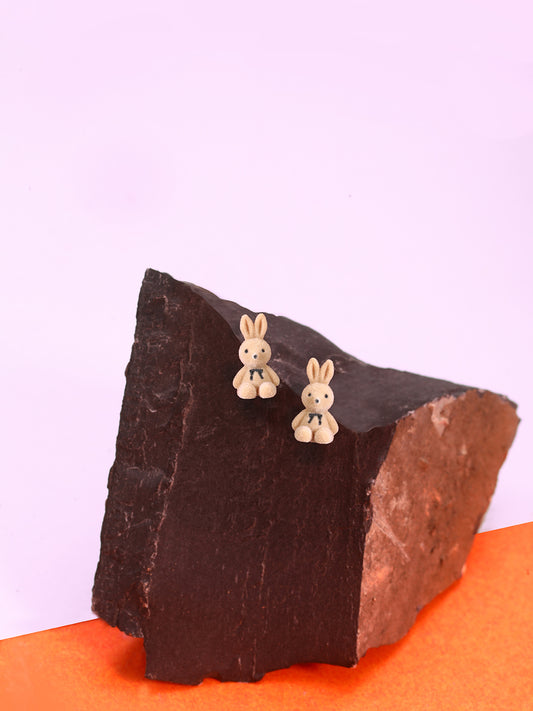 Velvet Rabbit Shape Earrings For Women