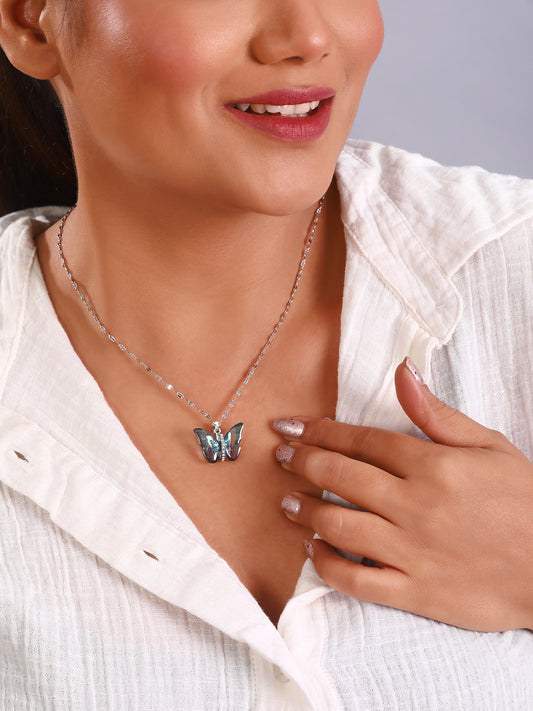 Set Of 2 Multicolor Premium & Elegant Pendant Set For Women